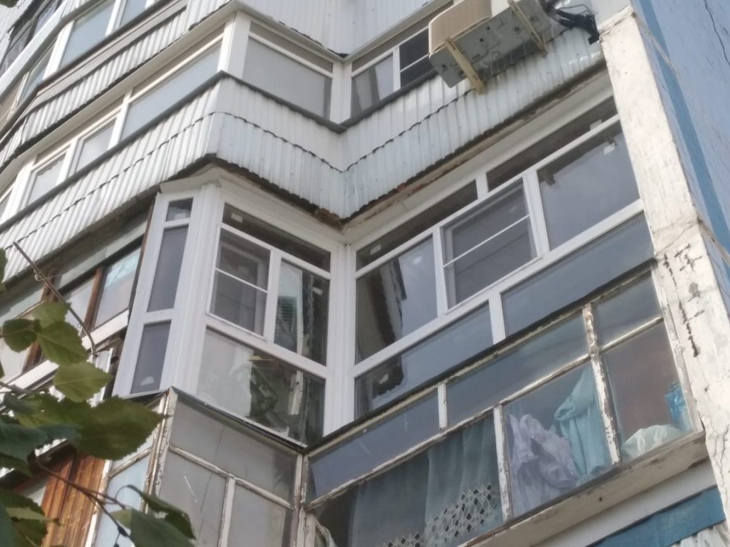 Балкон МСК два изгиба в Нижневартовске 